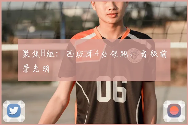 聚焦H组：西班牙4分领跑，晋级前景光明